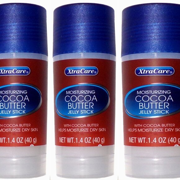 XtraCare Moisturizing Cocoa Butter Jelly Sticks 1.4oz each (Set of 3) - Picture 1 of 3